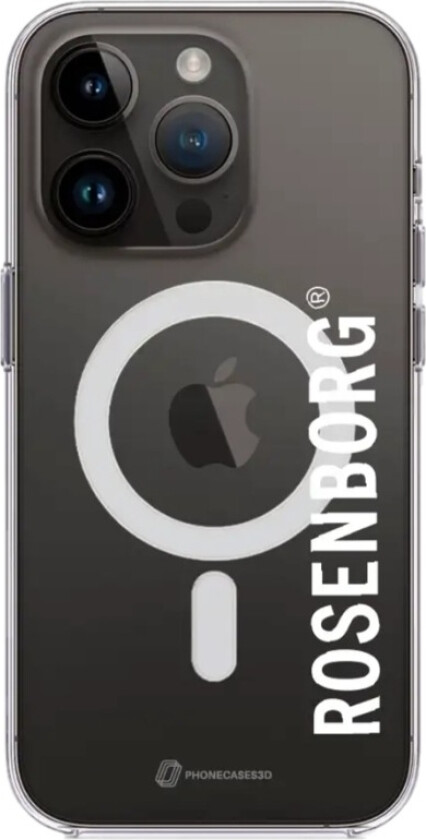 iPhone 14 Pro RBK Clear case (MagSafe) -mobildeksel, svart