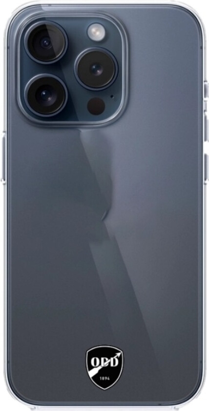 iPhone 15 Pro Odds Ballklubb Clear case -mobildeksel, svart