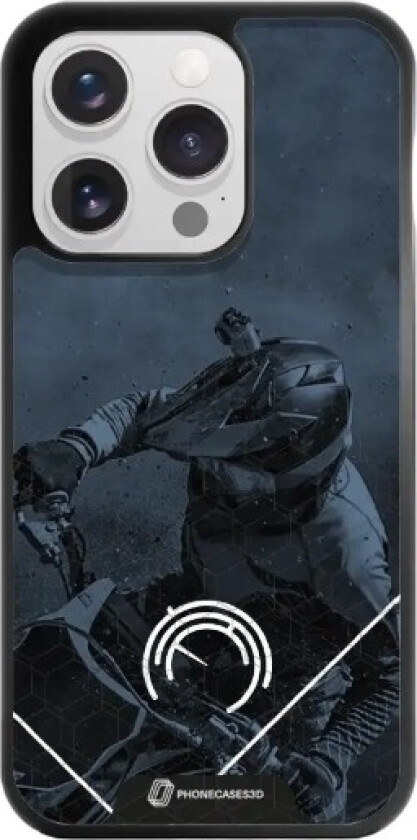 iPhone 15 Pro Norges Motorsportforbund 3D mobildeksel, svart