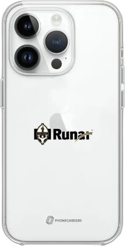 iPhone 13 Pro IL Runar Clear case -mobildeksel, hvit