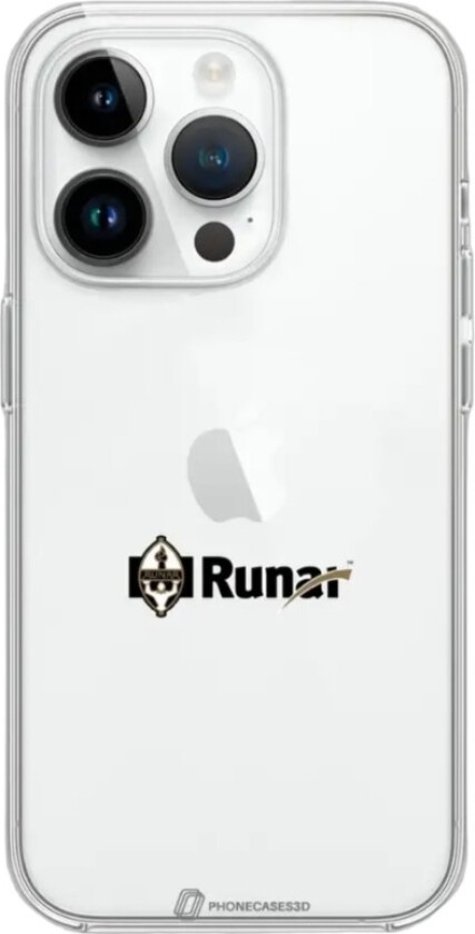 iPhone 14 Pro IL Runar Clear case -mobildeksel, hvit