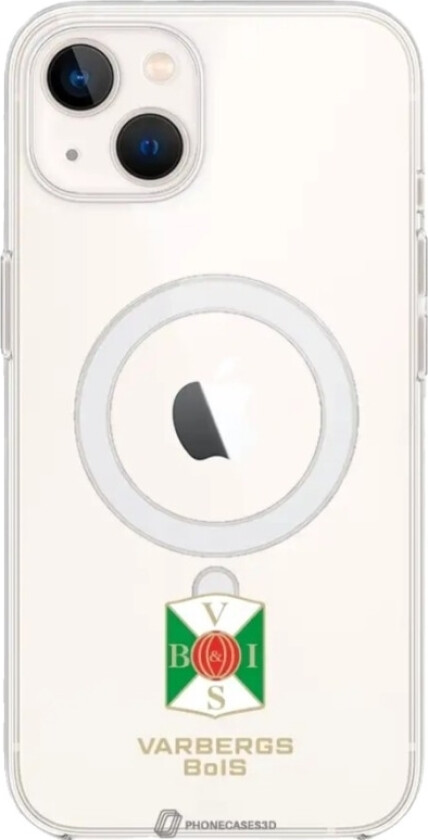 iPhone 14 Varbergs BoIS Clear case (MagSafe) -mobildeksel, hvit