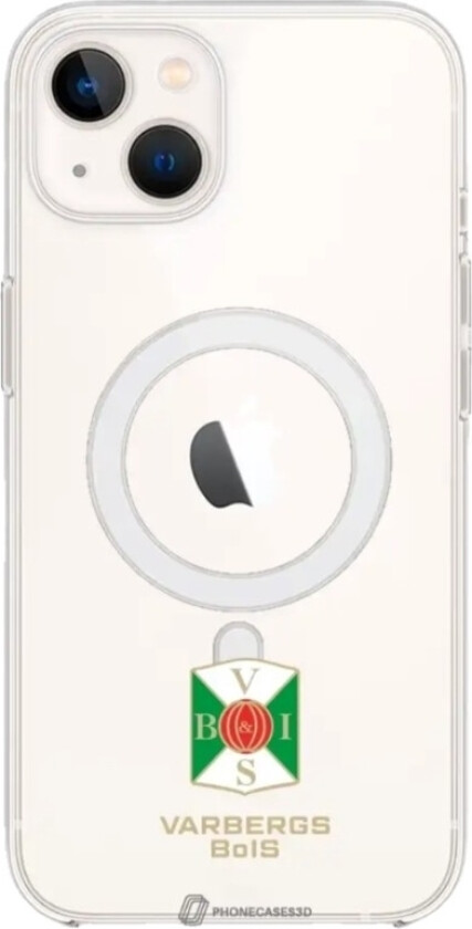 iPhone 13 Varbergs BoIS Clear case (MagSafe) -mobildeksel, hvit