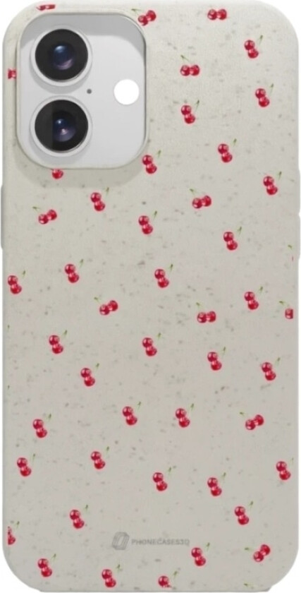 iPhone 16 Martine Halvorsen komposterbart deksel, hvit