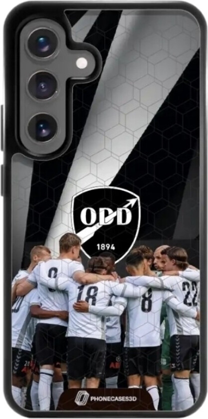 Samsung Galaxy S25 Odds Ballklubb 3D mobildeksel, svart