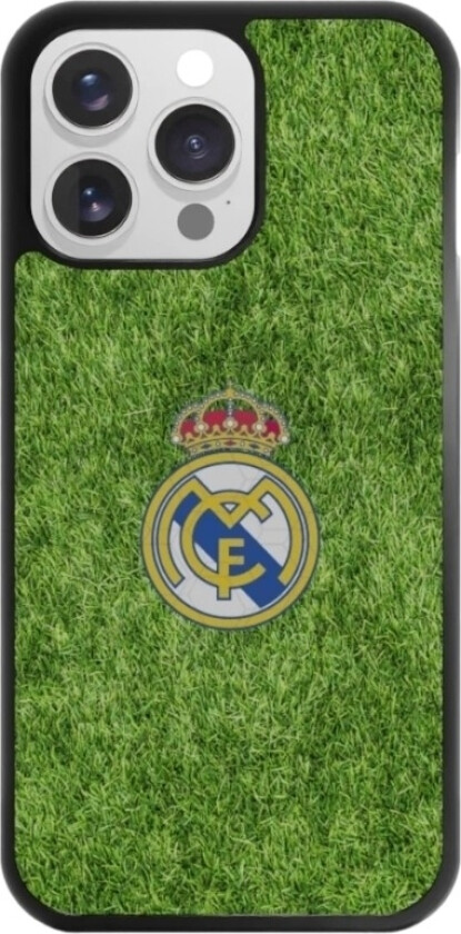 iPhone 16 Pro Max Real Madrid 3D mobildeksel, svart