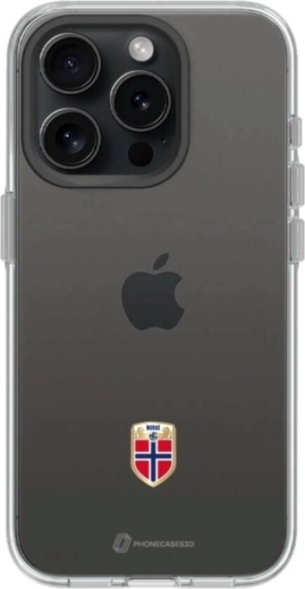iPhone 16 Pro Max Norges Fotballforbund Clear case -mobildeksel, svart