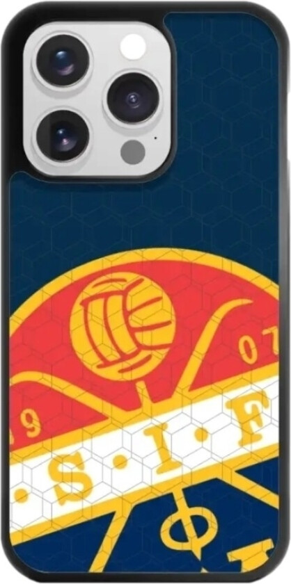 iPhone 15 Pro Strømsgodset 3D mobildeksel, svart