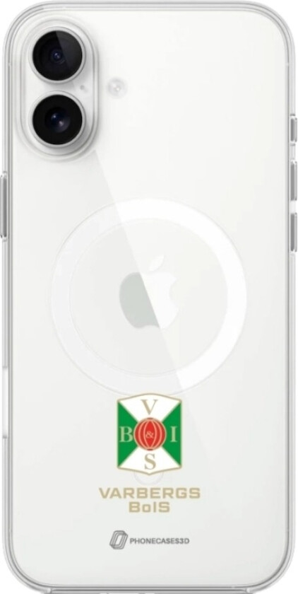 iPhone 16 Plus Varbergs BoIS Clear case -mobildeksel, hvit