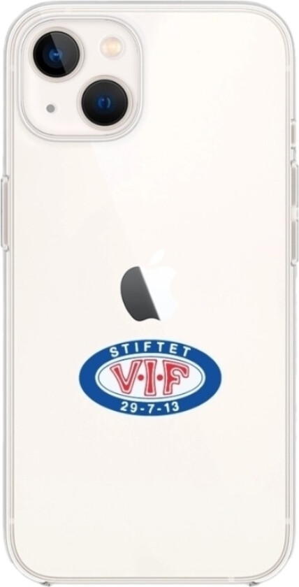 iPhone 14 VIF Clear case -mobildeksel, hvit