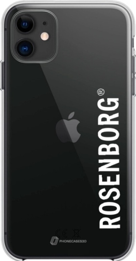 iPhone 11 RBK Clear case -mobildeksel, svart