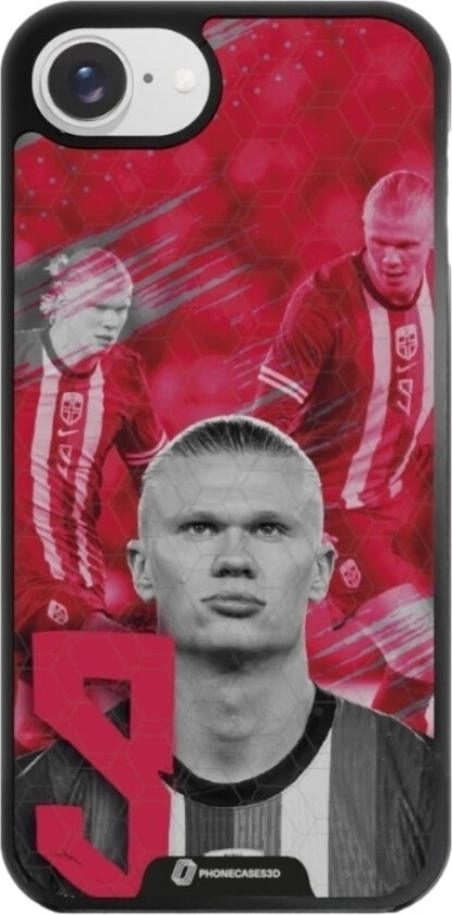 iPhone 16e Norges Fotballforbund 3D mobildeksel, svart