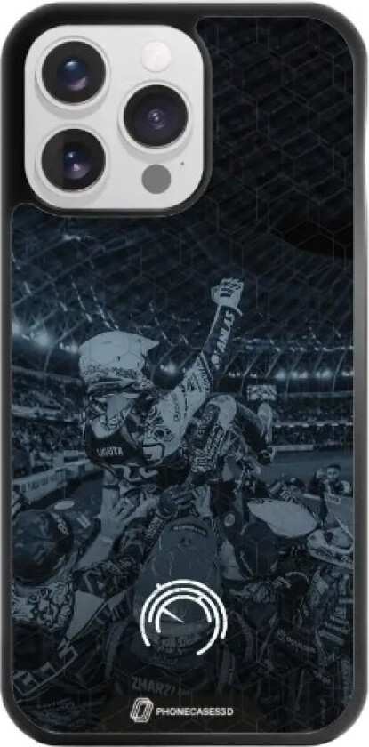 iPhone 16 Pro Max Norges Motorsportforbund 3D mobildeksel, svart