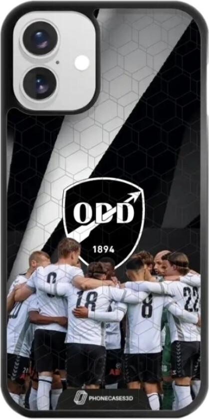 iPhone 16 Plus Odds Ballklubb 3D mobildeksel, svart