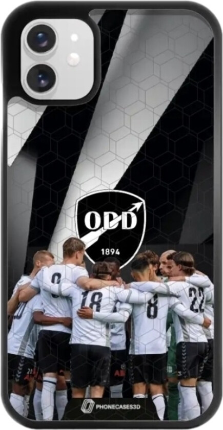 iPhone 11 Odds Ballklubb 3D mobildeksel, svart