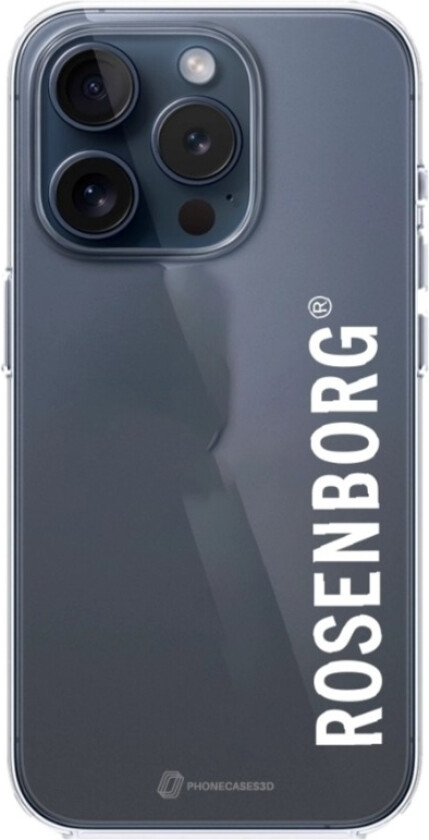 iPhone 15 Pro RBK Clear case -mobildeksel, svart