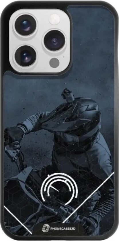 iPhone 16 Pro Norges Motorsportforbund 3D mobildeksel, svart