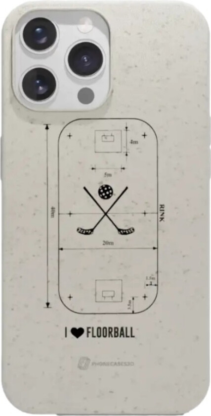 iPhone 14 Pro Pixbo IBK komposterbart deksel, hvit
