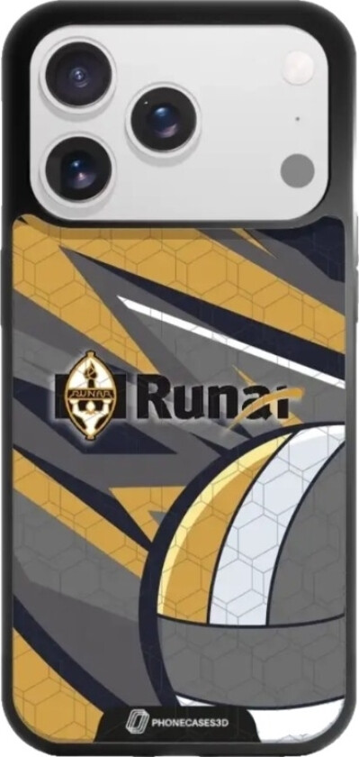 iPhone 17 Pro IL Runar 3D mobildeksel, svart