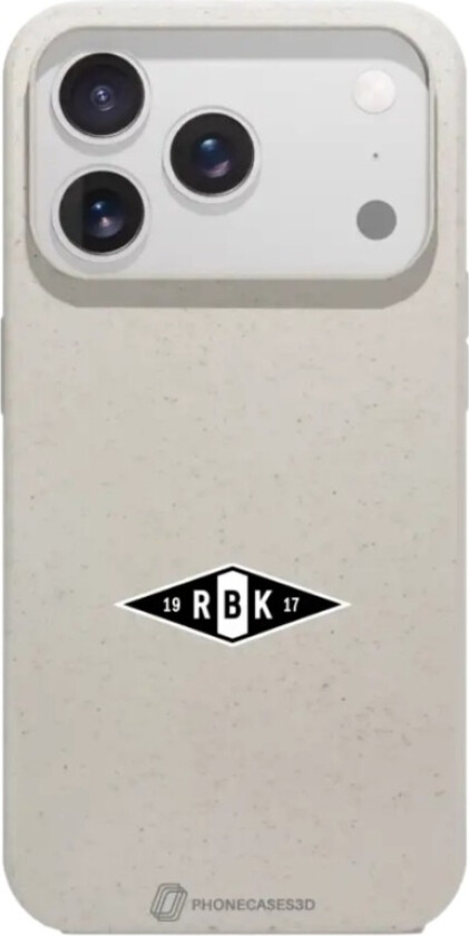 iPhone 17 Pro RBK komposterbart deksel, hvit