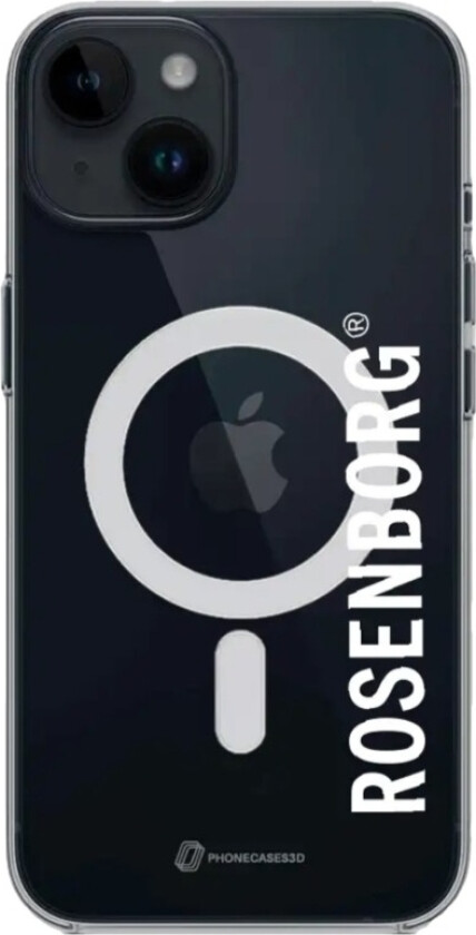 iPhone 14 RBK Clear case (MagSafe) -mobildeksel, svart