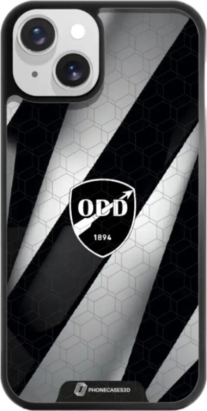 iPhone 14 Odds Ballklubb 3D mobildeksel, svart