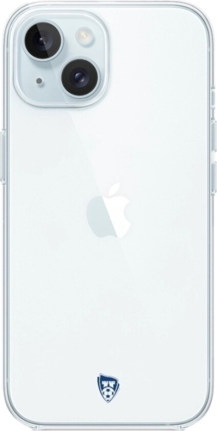 iPhone 15 Sarpsborg 08 Clear case -mobildeksel, hvit