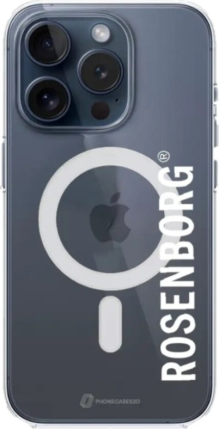 iPhone 15 Pro RBK Clear case (MagSafe) -mobildeksel, svart