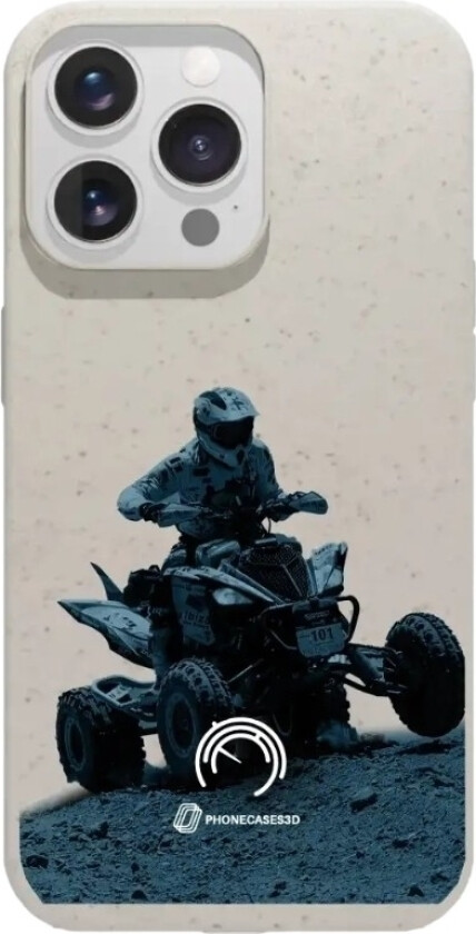 iPhone 13 Pro Norges Motorsportforbund komposterbart deksel, hvit