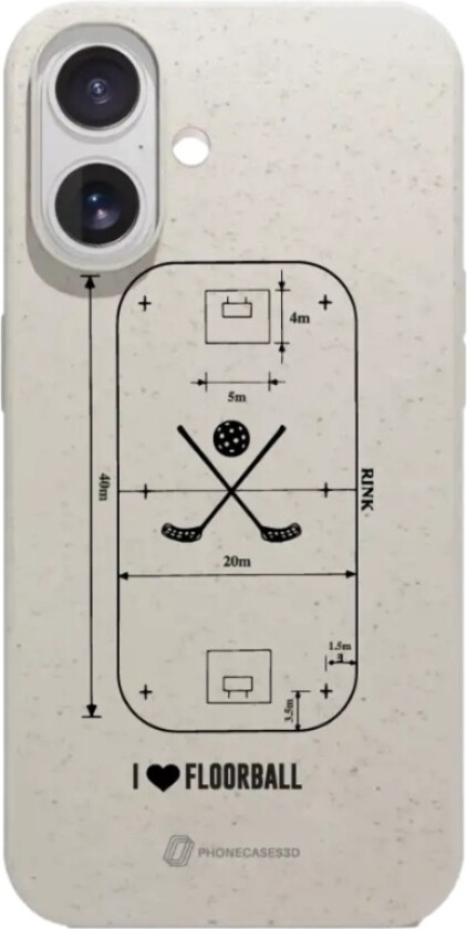 iPhone 17 Pixbo IBK komposterbart deksel, hvit