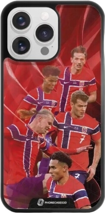 iPhone 16 Pro Max Norges Fotballforbund 3D mobildeksel
