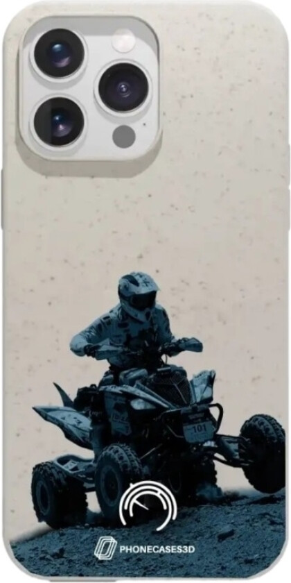 iPhone 16 Pro Max Norges Motorsportforbund komposterbart deksel, hvit
