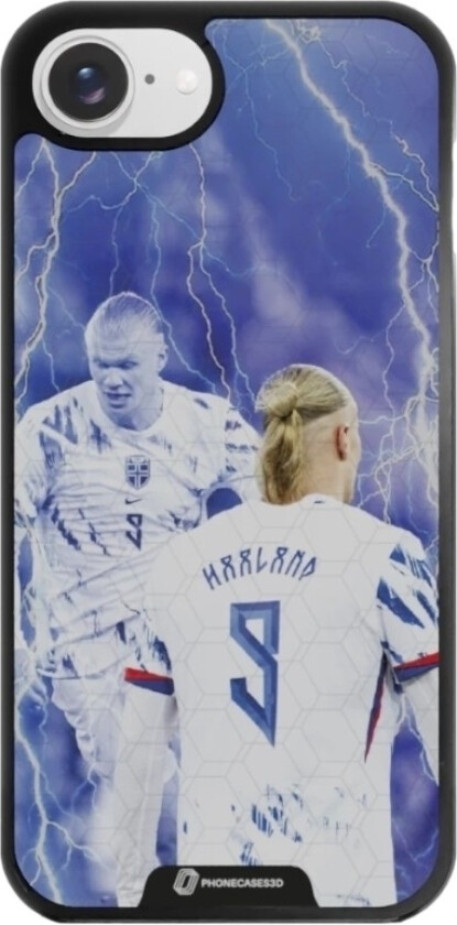 iPhone 16e Norges Fotballforbund 3D mobildeksel, svart