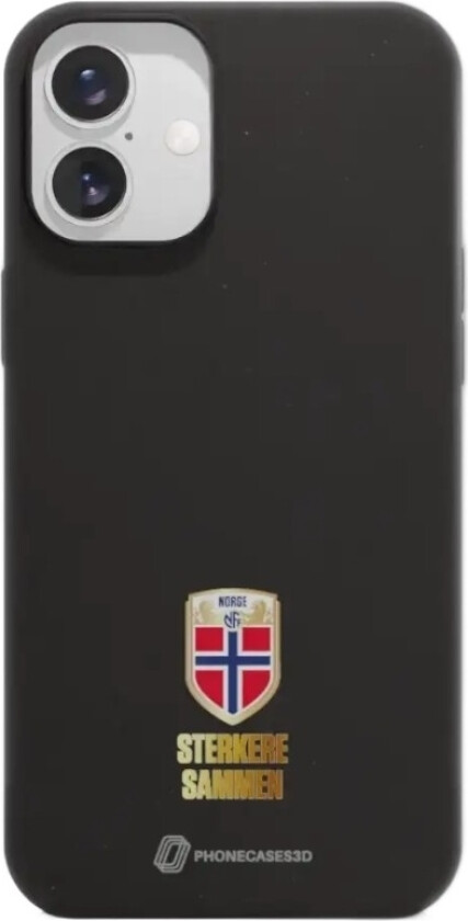 iPhone 16 Plus Norges Fotballforbund komposterbart deksel, svart