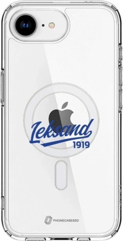 iPhone 16e Leksands IF Clear case (MagSafe) -mobildeksel, hvit