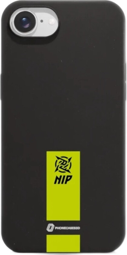 iPhone 16e Ninjas in Pyjamas komposterbart deksel, svart