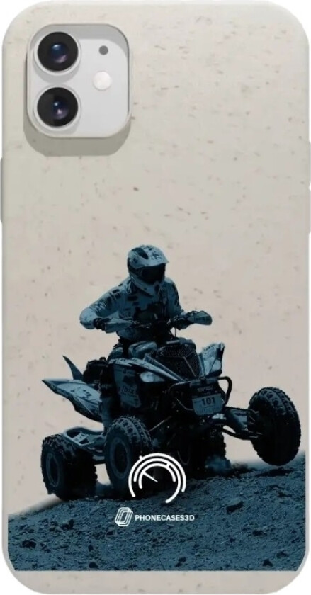 iPhone 11 Norges Motorsportforbund komposterbart deksel, hvit