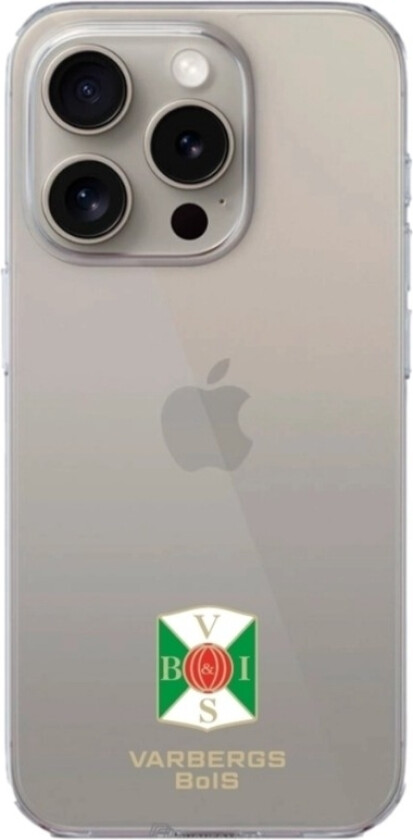 iPhone 15 Pro Varbergs BoIS Clear case -mobildeksel, hvit