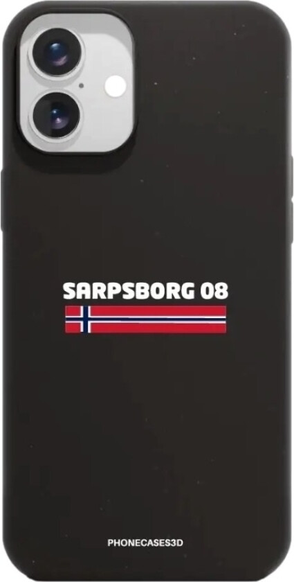 iPhone 16 Plus Sarpsborg 08 komposterbart deksel, svart