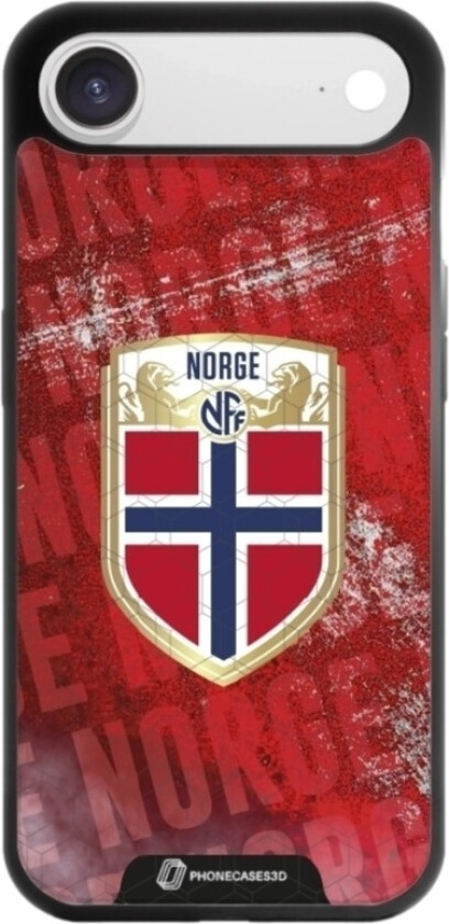 iPhone Air Norges Fotballforbund 3D mobildeksel, svart