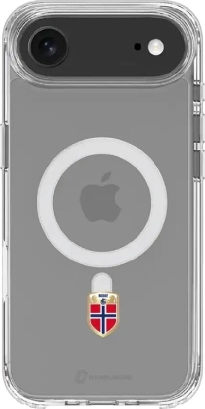 iPhone Air Norges Fotballforbund Clear case (MagSafe) -mobildeksel, svart