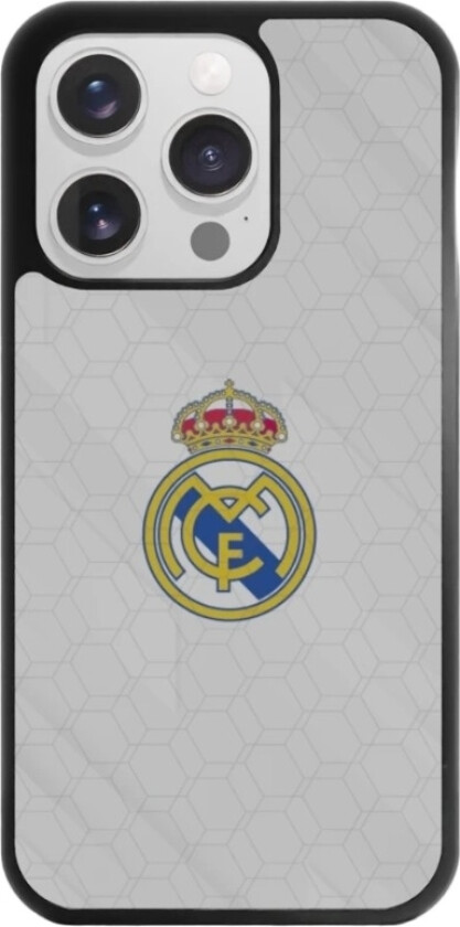 iPhone 15 Pro Real Madrid 3D mobildeksel, svart