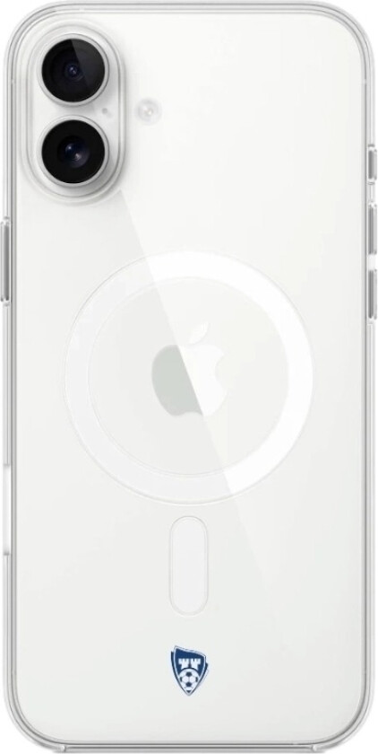 iPhone 16 Plus Sarpsborg 08 Clear case -mobildeksel, hvit
