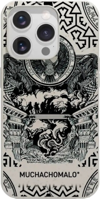 iPhone 16 Pro Muchacho Malo komposterbart deksel, hvit