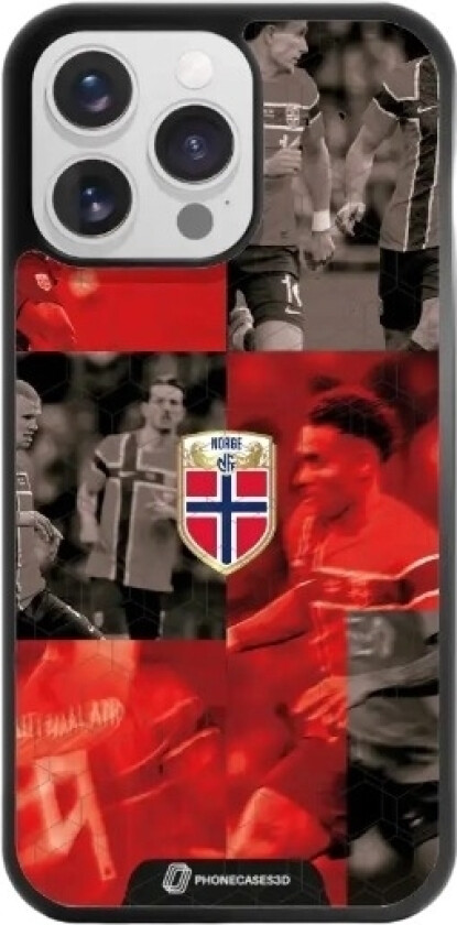 iPhone 16 Pro Max Norges Fotballforbund 3D mobildeksel