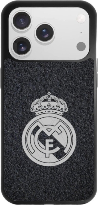 iPhone 17 Pro Real Madrid 3D mobildeksel, svart