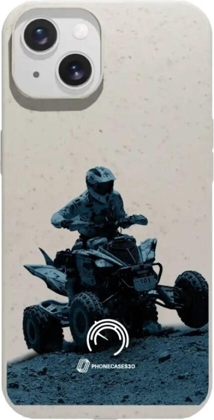 iPhone 13 Norges Motorsportforbund komposterbart deksel, hvit