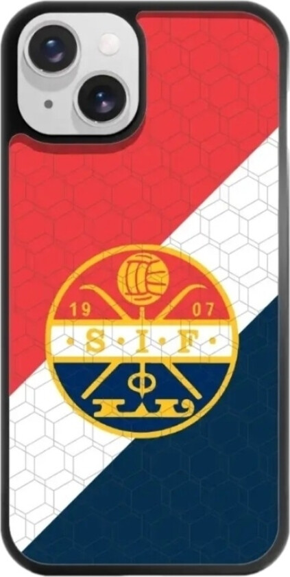 iPhone 14 Strømsgodset 3D mobildeksel, svart