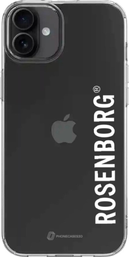 iPhone 16 RBK Clear case -mobildeksel, svart