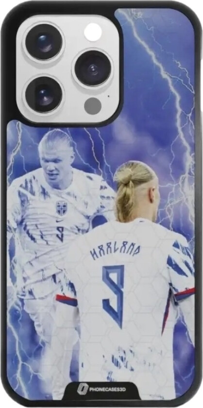 iPhone 15 Pro Norges Fotballforbund 3D mobildeksel, svart